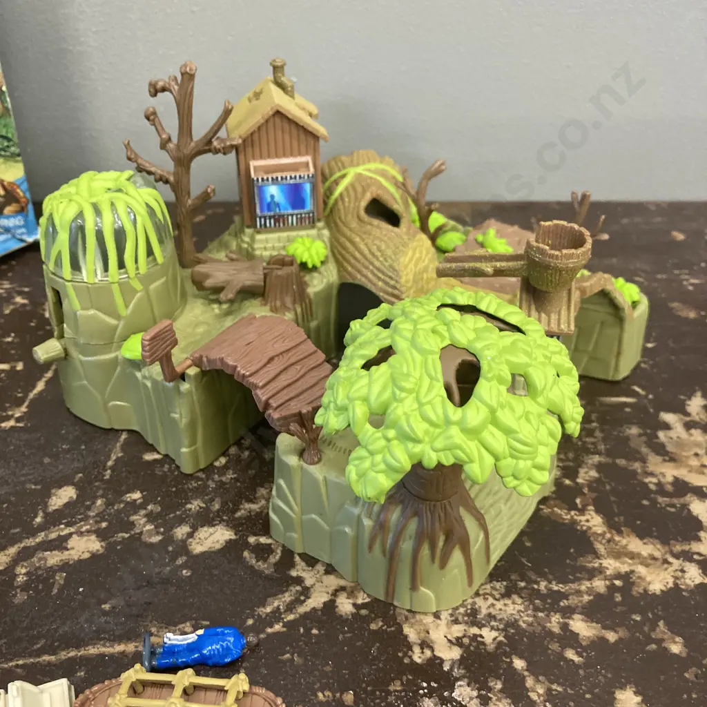Vintage 1997 Micro Machines Exploration Sea Gator Island Playset Galoob (Sold with -16) Image 1++